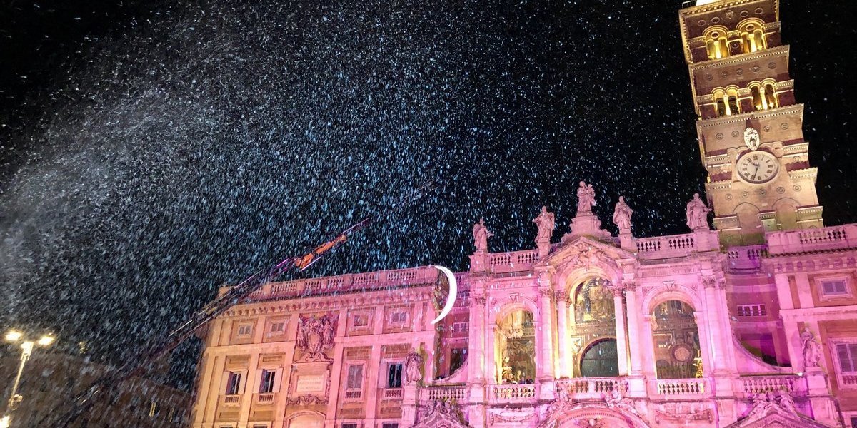 Warum es in Rom im Hochsommer schneit